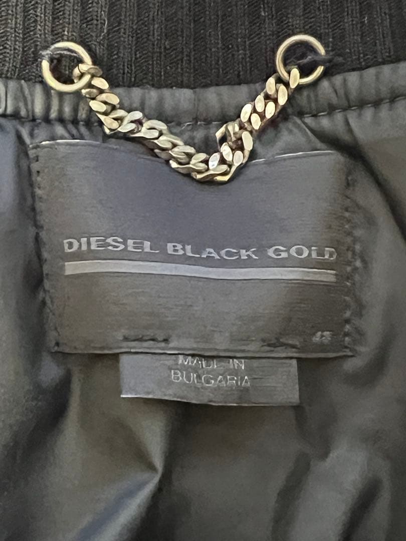 【ディーゼル ブラックゴールド】MA-1タイプ Lサイズ