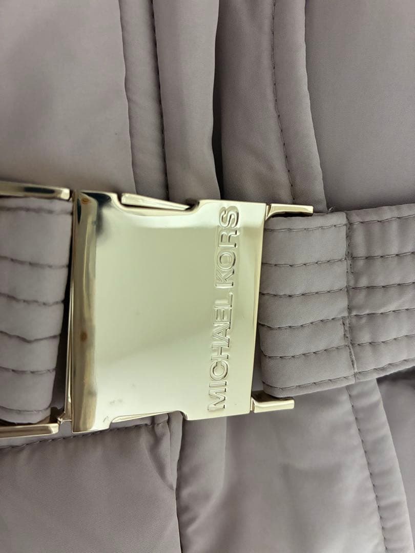 未使用ベルテッド フォーファー キルティング パファージャケット マイケルコース