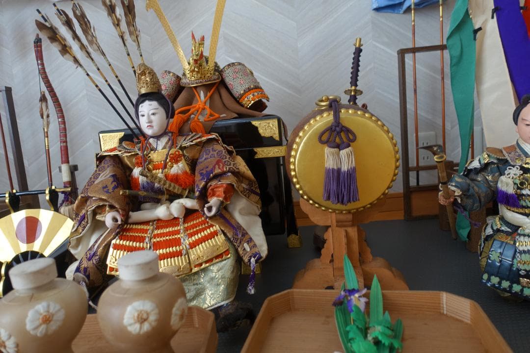 五月人形セット　 京都丸平 大木平蔵 御雛人形細工司 神馬 武者人形 伝統工芸