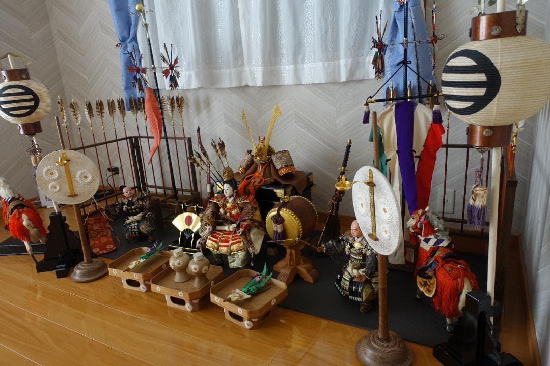 五月人形セット　 京都丸平 大木平蔵 御雛人形細工司 神馬 武者人形 伝統工芸
