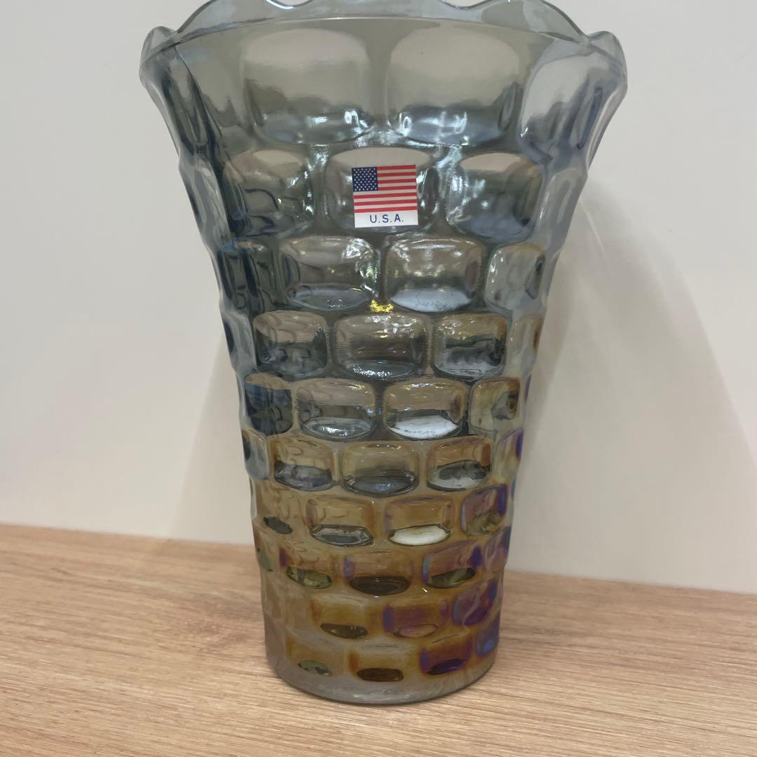 Federal ヴィンテージ フェデラル グラス ベース 花器 花瓶　70’s