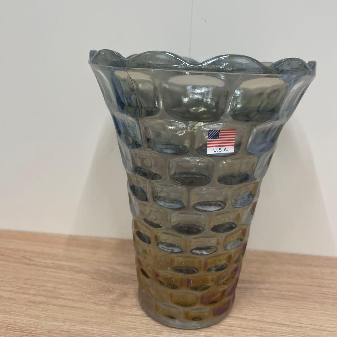 Federal ヴィンテージ フェデラル グラス ベース 花器 花瓶　70’s