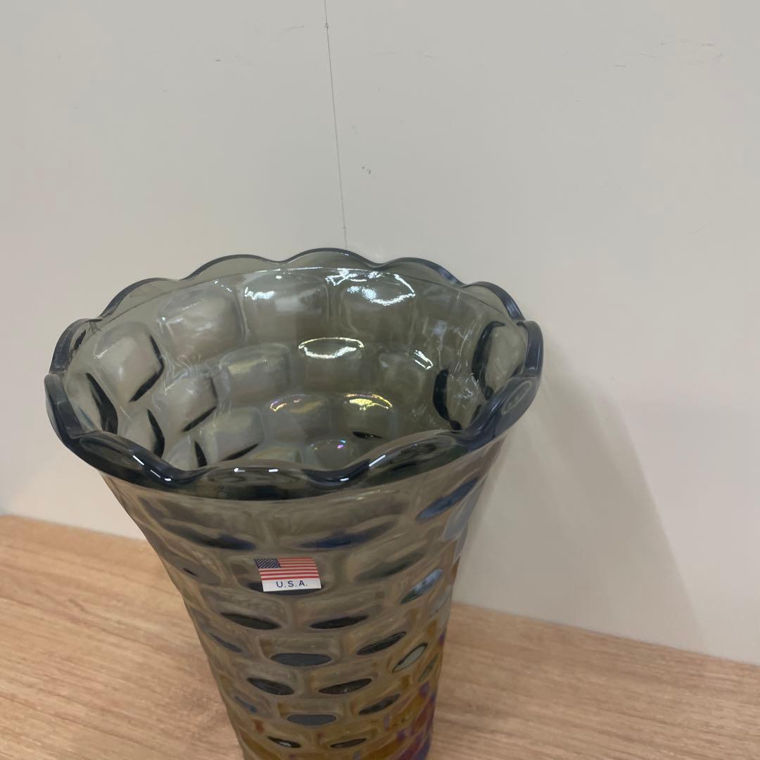 Federal ヴィンテージ フェデラル グラス ベース 花器 花瓶　70’s