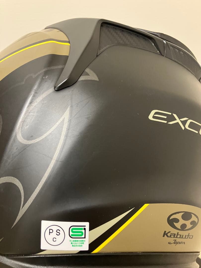 【OGK Kabuto】 エクシード グライド フラットブラックカーキ Ｍサイズ