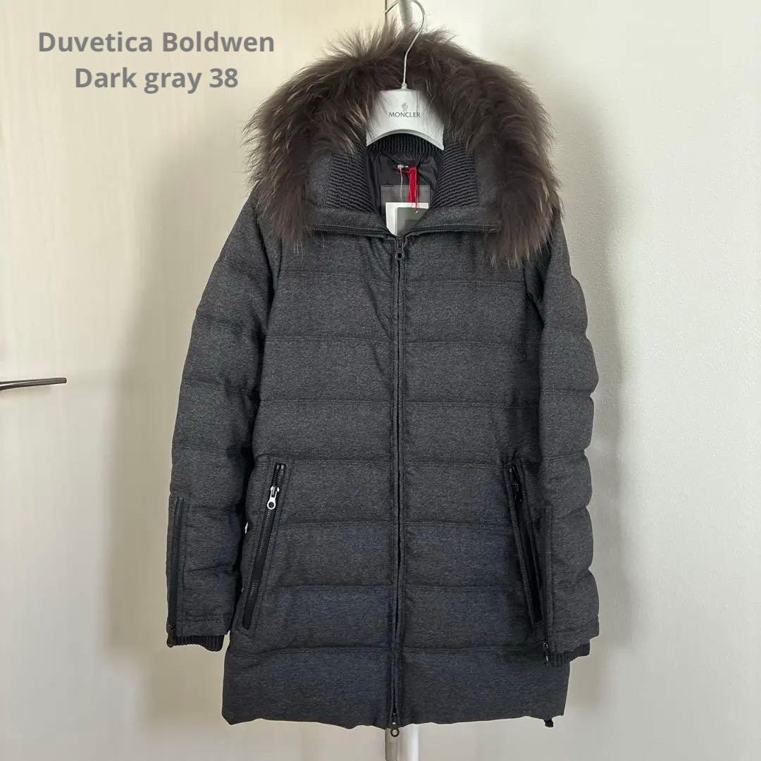 タグ付未使用DUVETICA ウールダウン グレー Blodwen 38