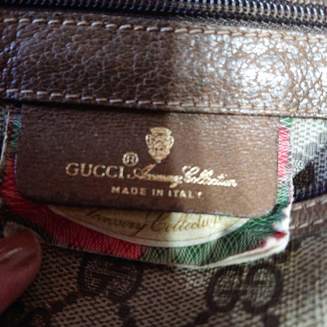 Gucci オールドグッチ モノグラム シェリーライン GG柄ボストンバッグ