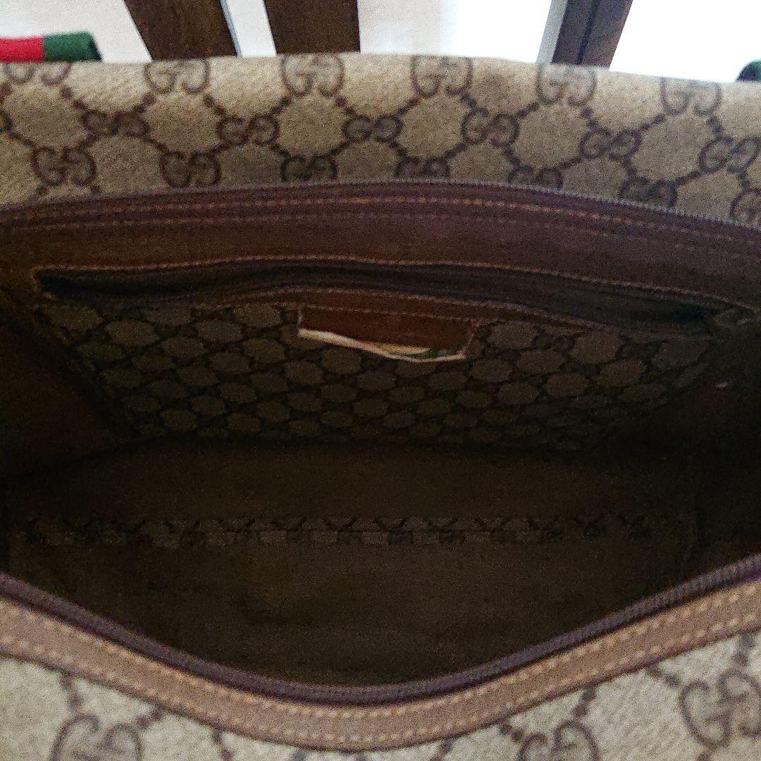 Gucci オールドグッチ モノグラム シェリーライン GG柄ボストンバッグ