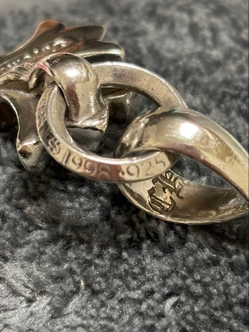 Chrome Hearts クロムハーツCHスモールクロスwithベイル　専用