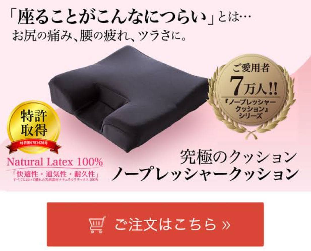 ノープレッシャークッションⅡ