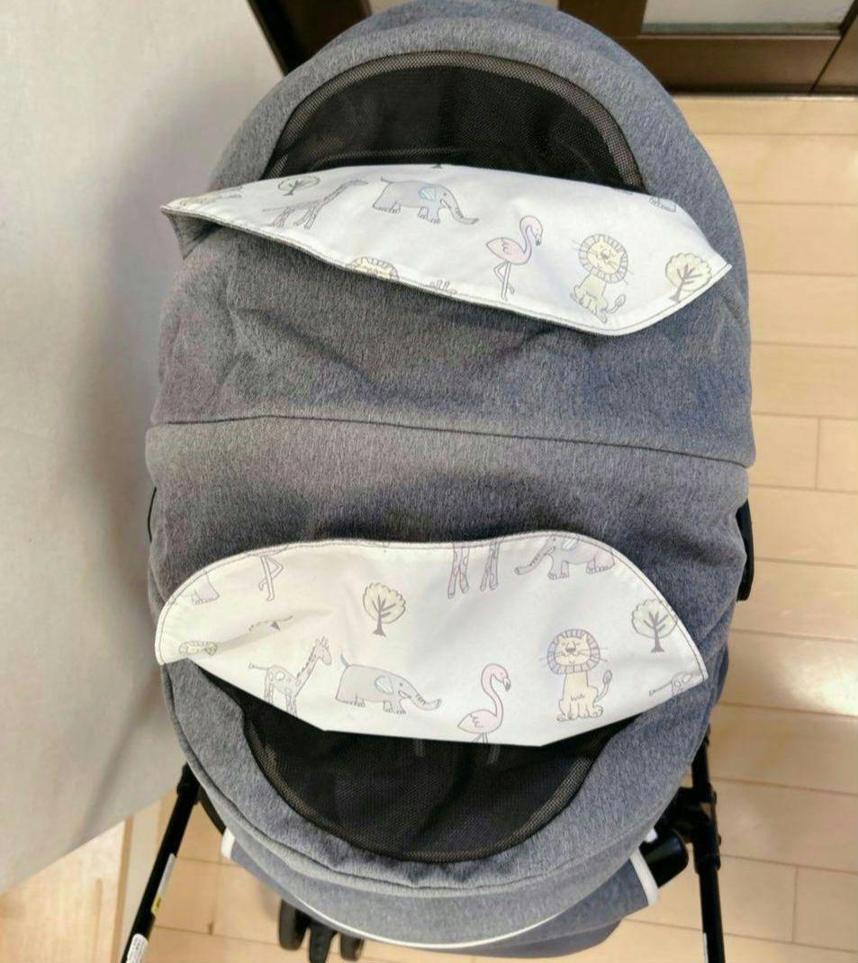 *＊美品＊* Aprica ラクーナビッテクッション アニマル柄 レザーハンドル