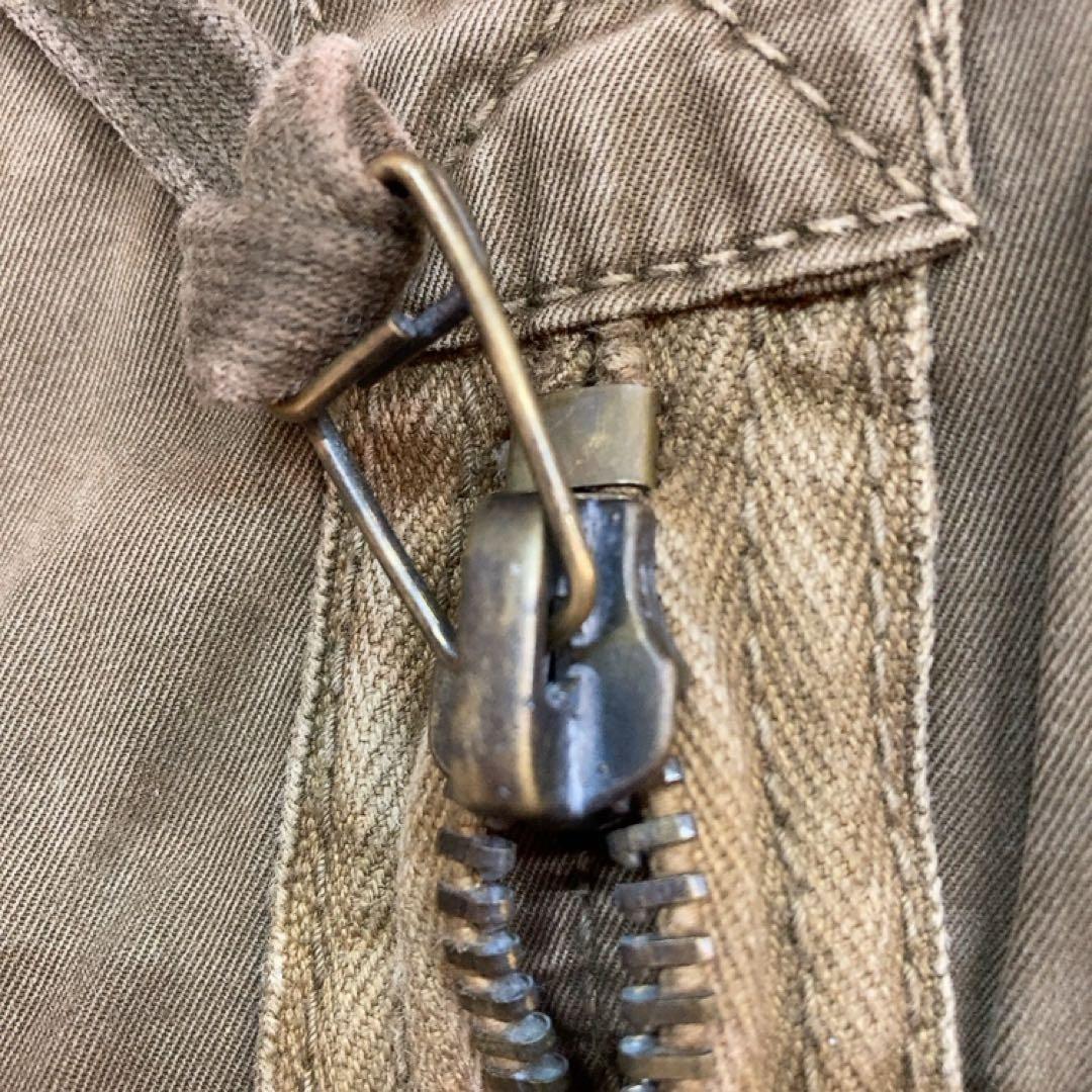 アバクロ メンズ パラトルーパー カーゴパンツ L カーキ バギー