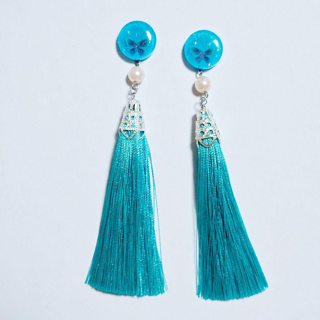 【1187】タッセルピアス•イヤリング