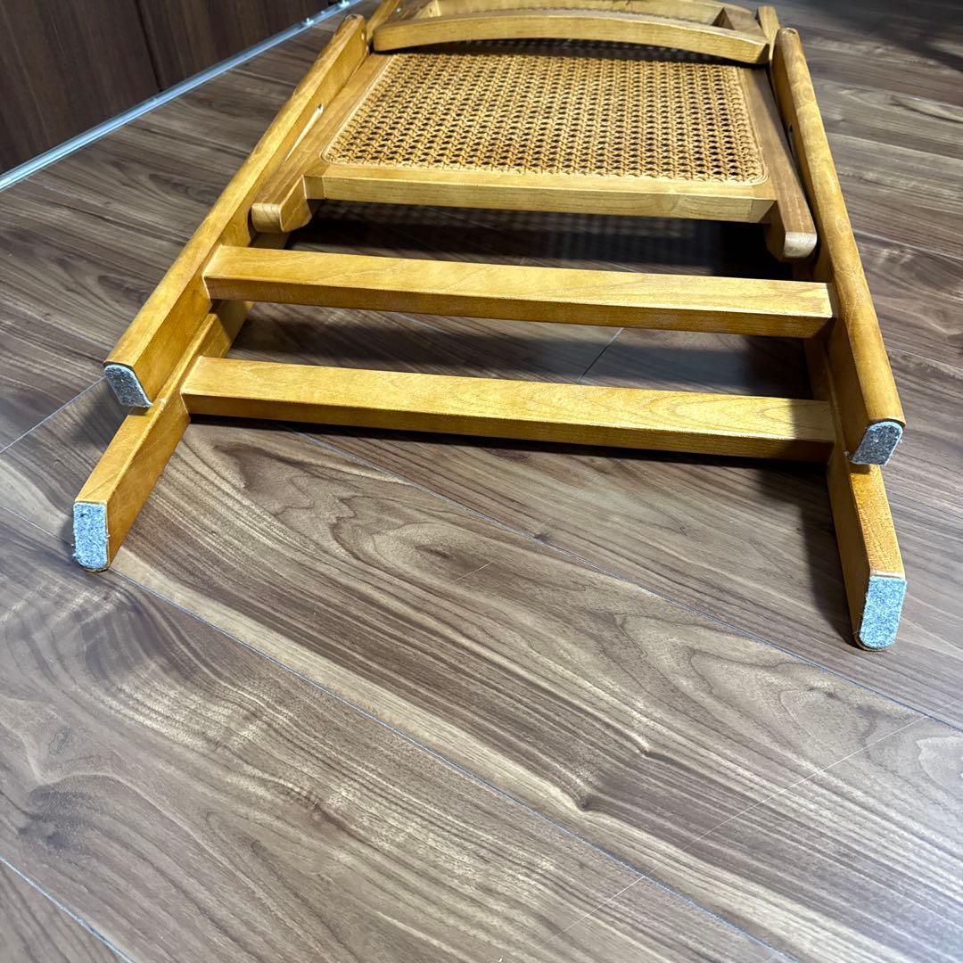 ZARA  ザラホーム　折りたたみラタンチェア