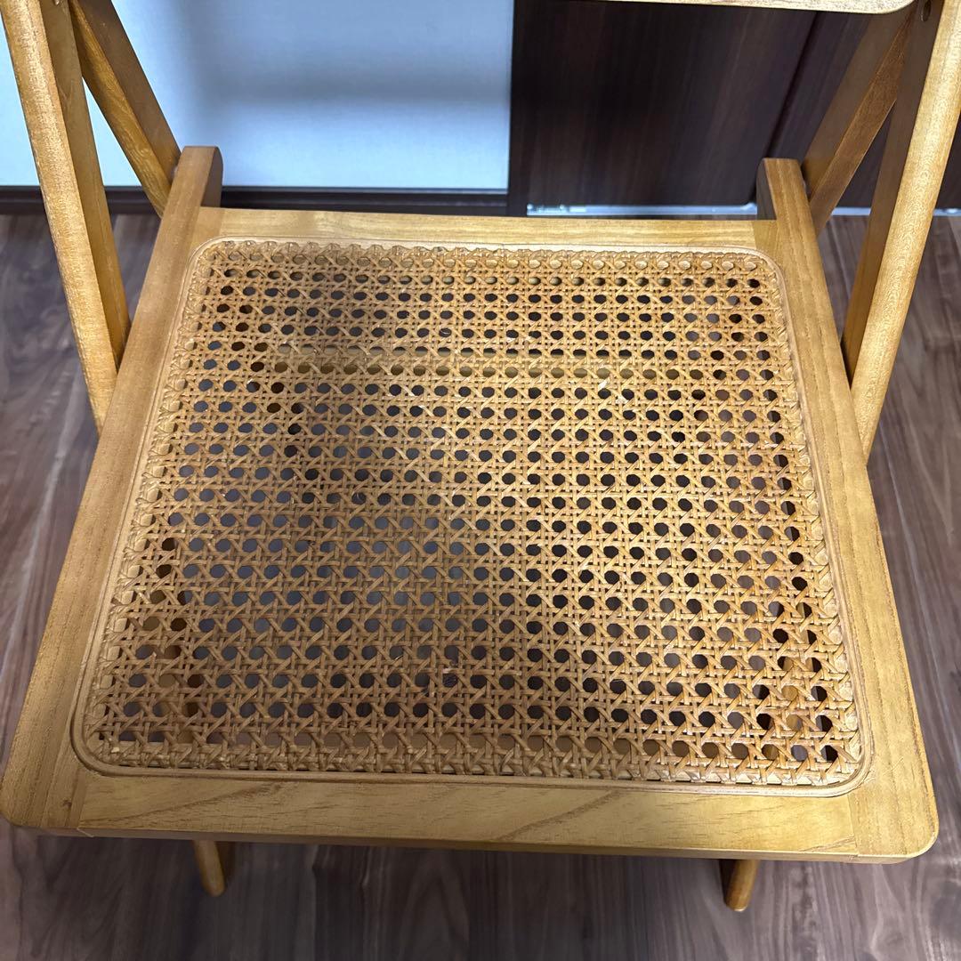 ZARA  ザラホーム　折りたたみラタンチェア