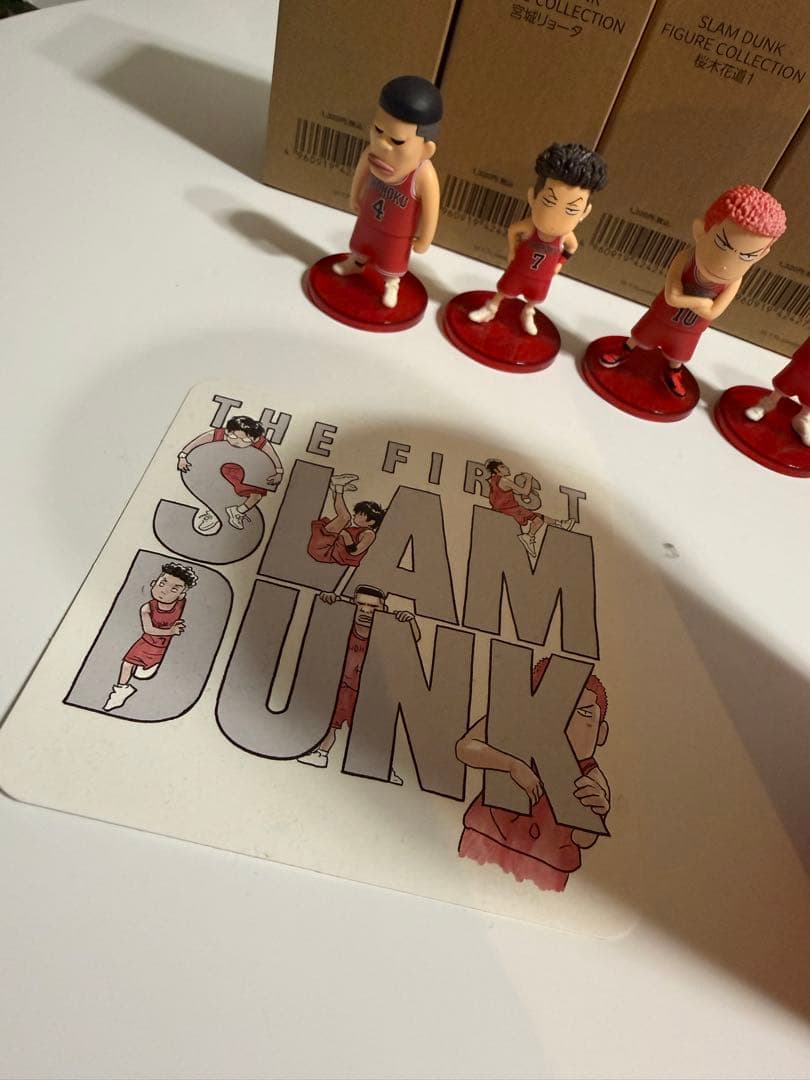 SLAM DUNK フィギュア 5体セット + カップ 新装版全巻セット