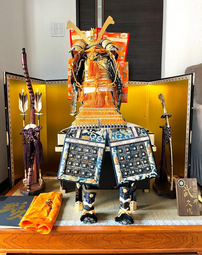 【価格交渉OK】五月人形フルセット【平安武久作 本金箔押】