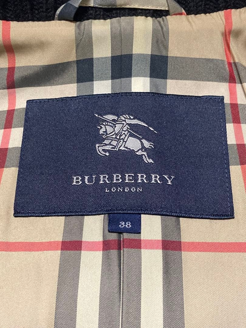 BURBERRY バーバリー ロンドン ダッフルコート レディース ブラック