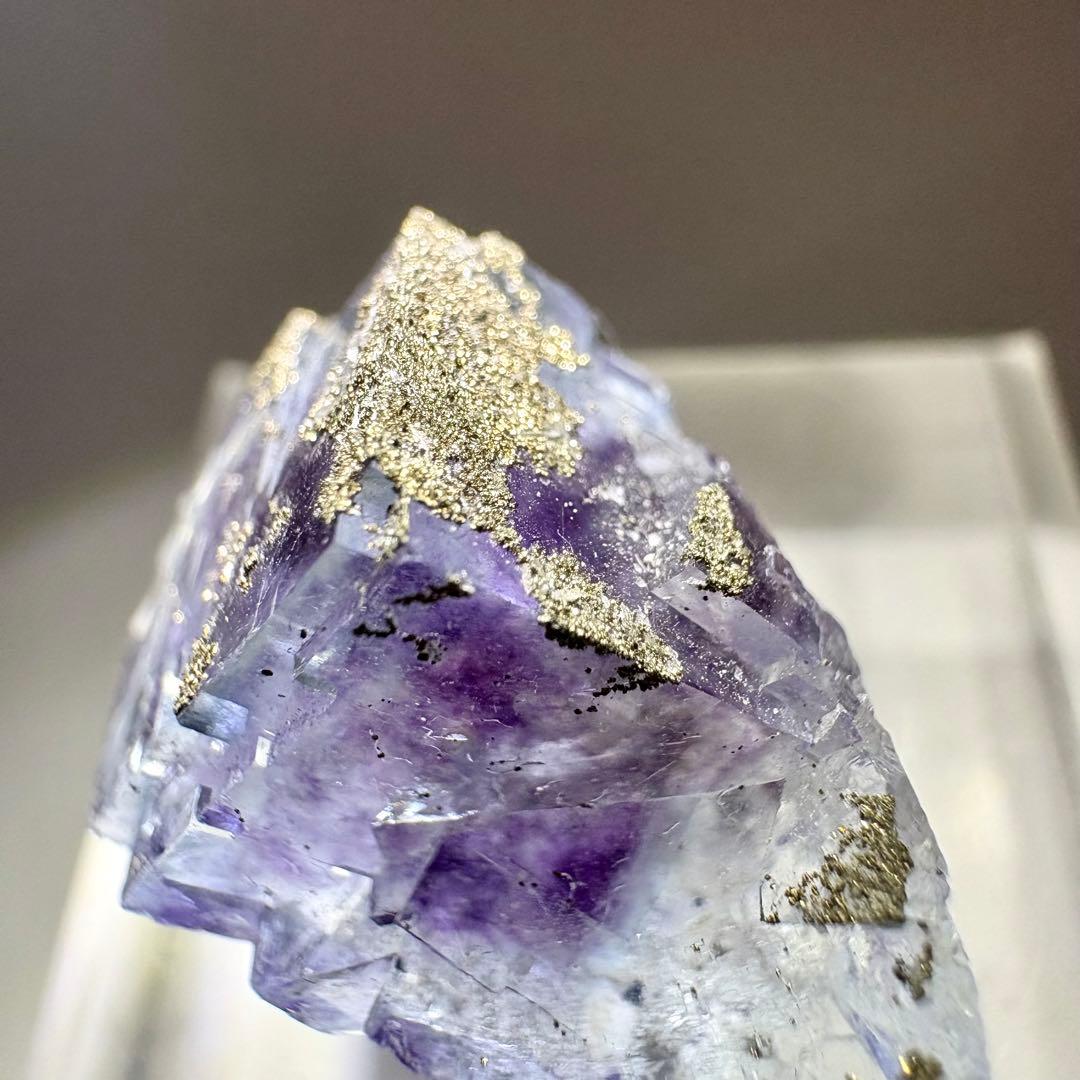 449 中国　ヤオガンシャン産　フローライト&パイライト