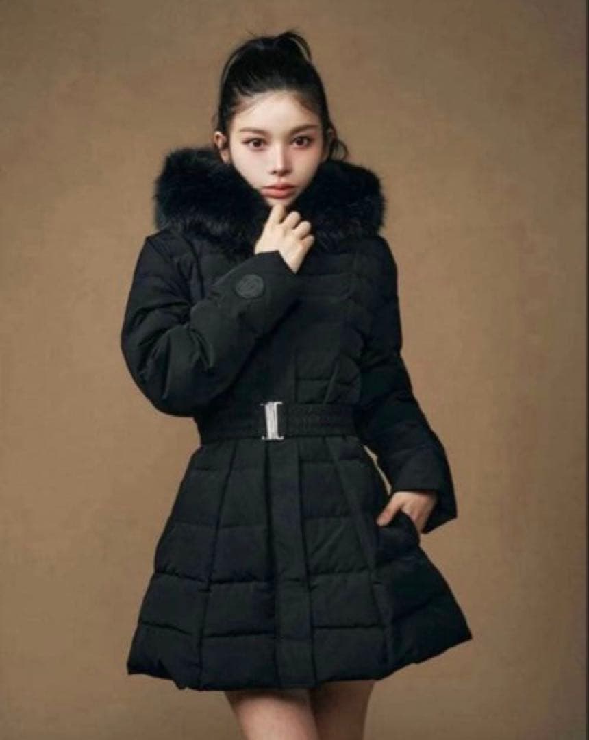 Darich ダーリッチ レディミディダウンコート ブラック