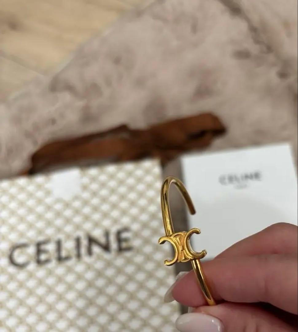 CELINE/セリーヌ トリオンフ ブレスレット ゴールド