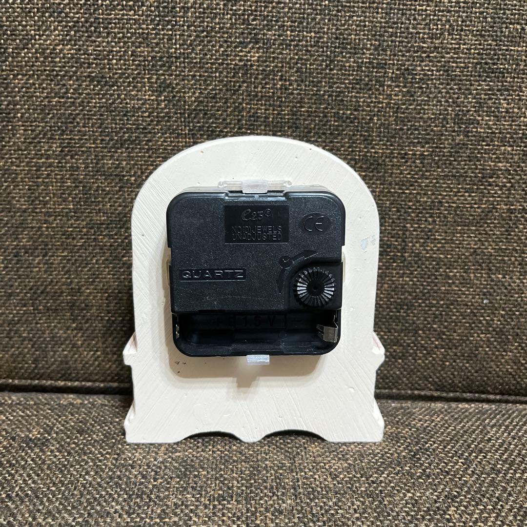 平成レトロ　トルソー型アクセサリースタンド　置き時計　ピンク　バレリーナ　香水