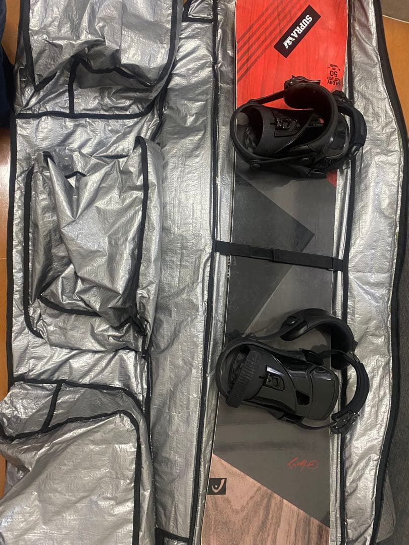 【値下げ済み】【初心者向けセット】スノーボード 板+ブーツ（head） ケース