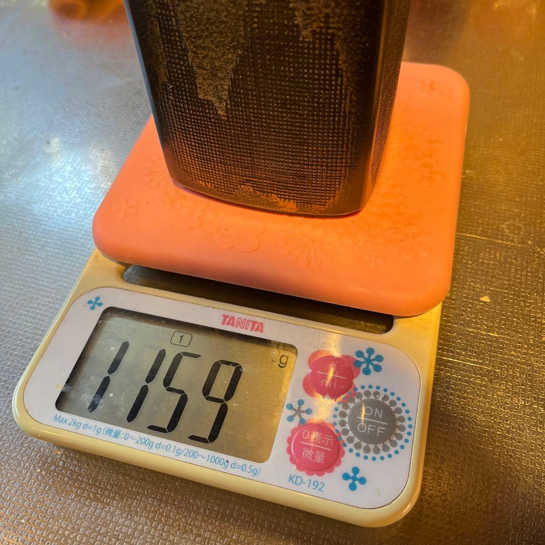 伝統工芸 #高岡鉄器　金属製 花器