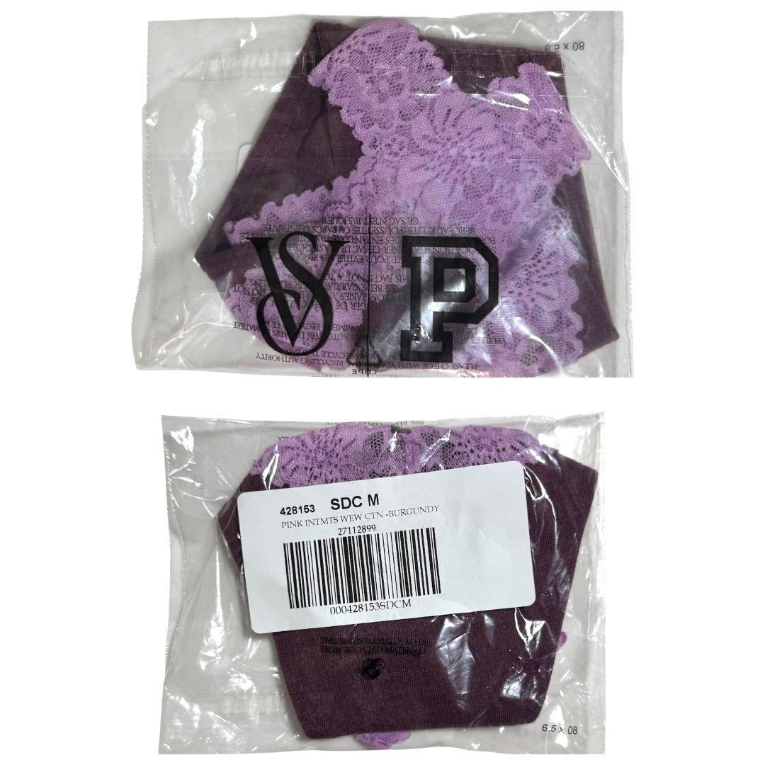 ヴィクトリアズシークレット PINK ブラジャー&Tバックショーツ 34DD・M