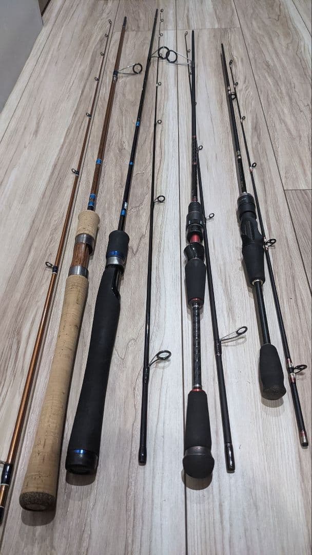 バラ売りなし トラウト バス ロッド セット