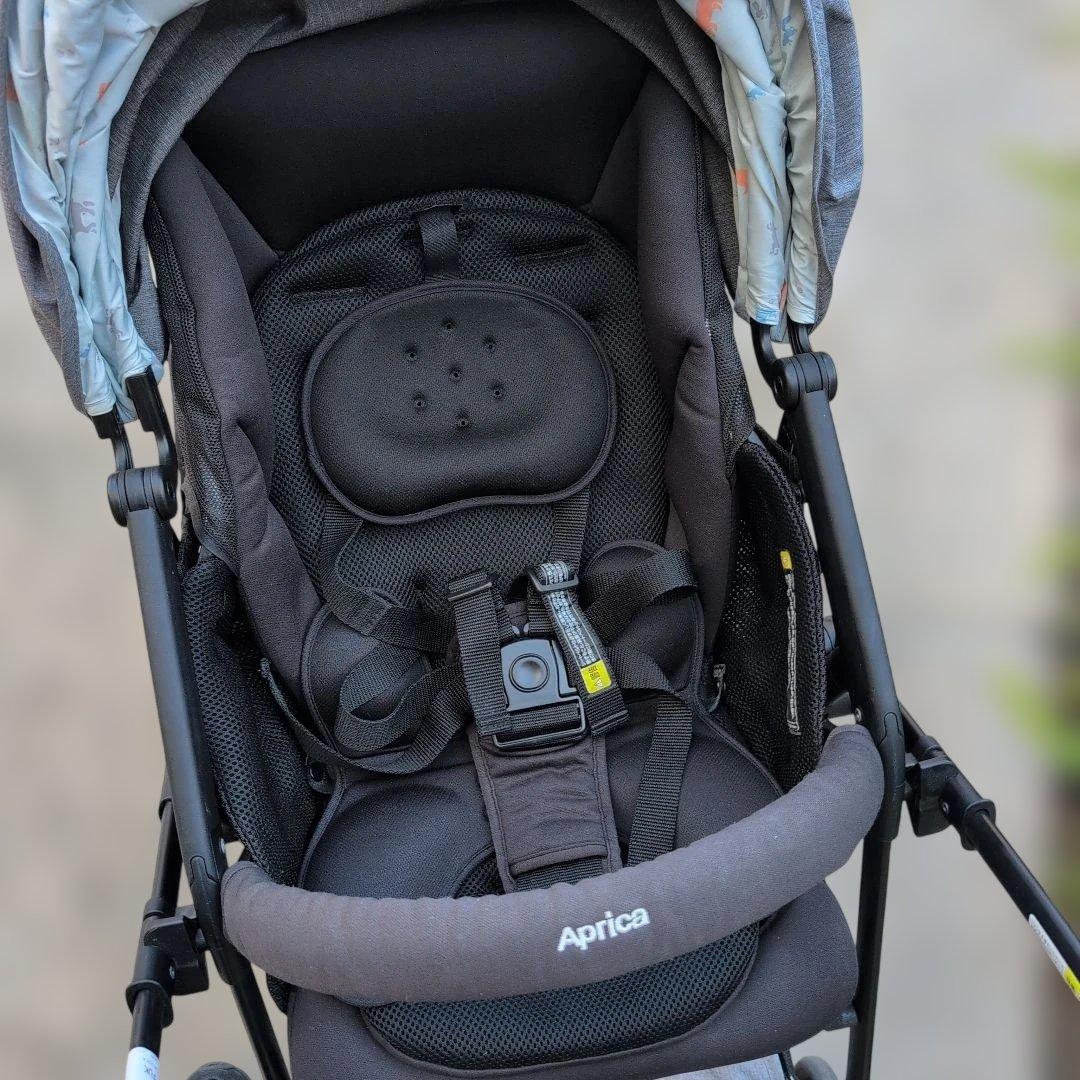 極美品　アップリカ　ルンルン　コンパクト　AB ベビーカー　aprica　バギー