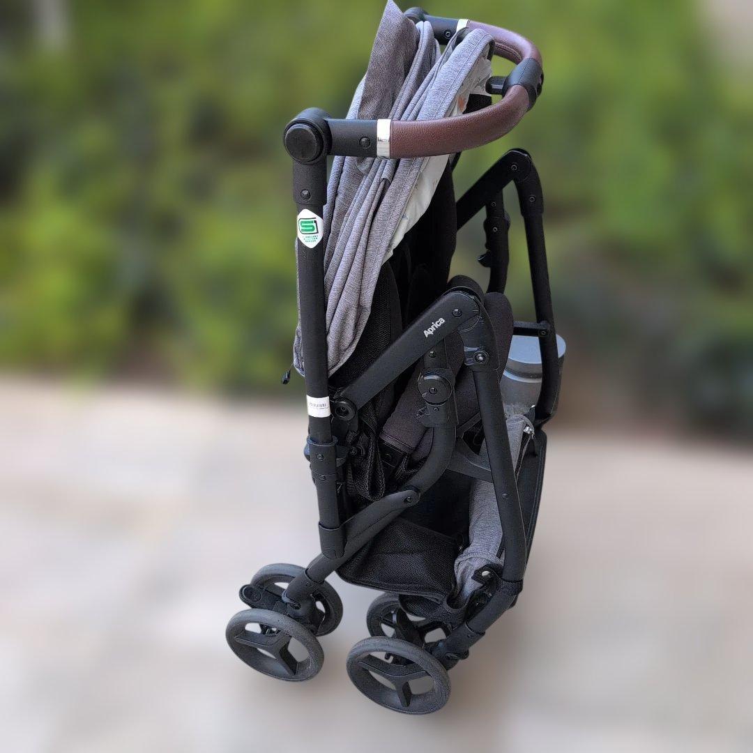 極美品　アップリカ　ルンルン　コンパクト　AB ベビーカー　aprica　バギー