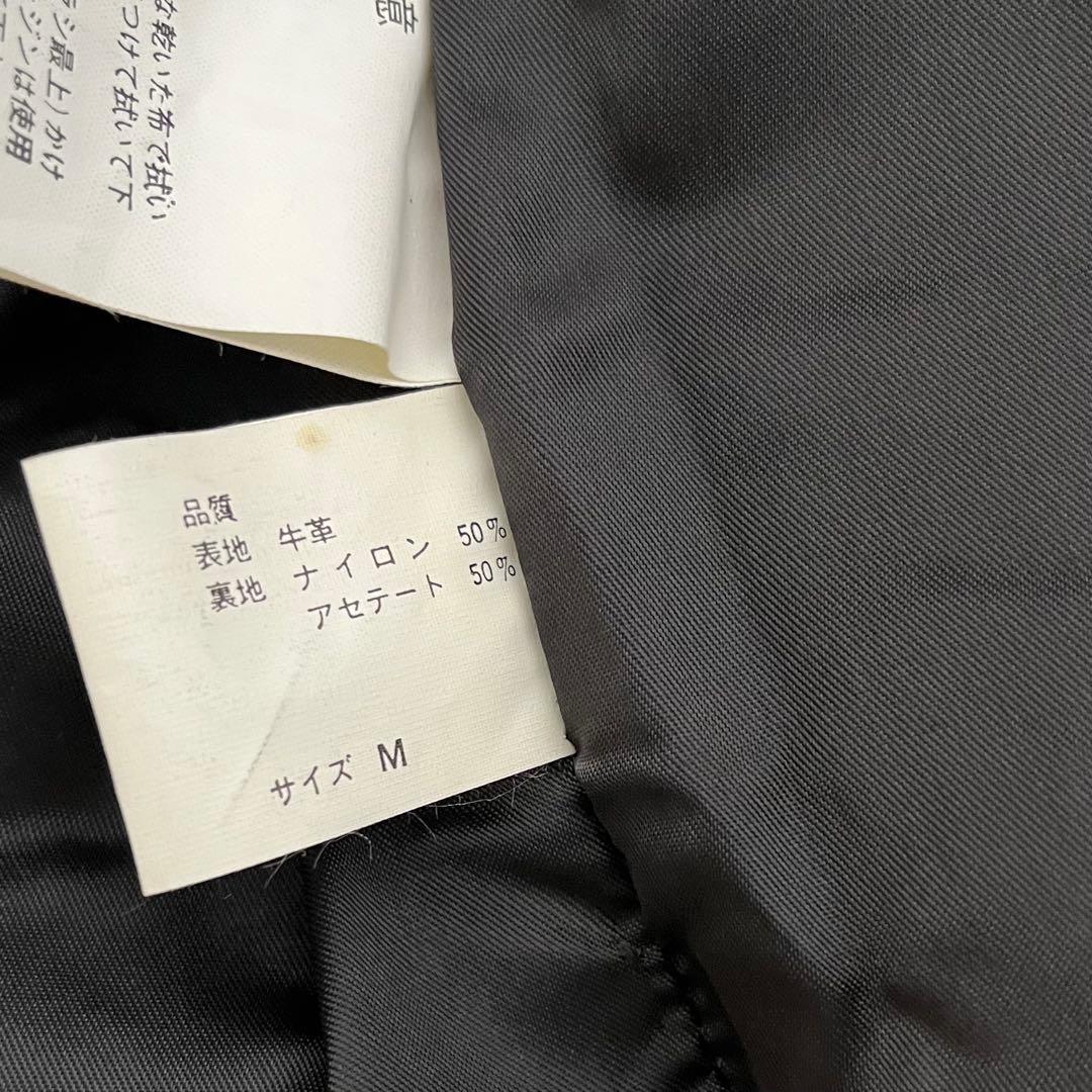 新品未使用品♡レザージャケット 本革 クロップドジャケット 牛革 M