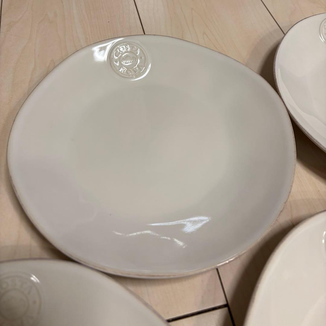 コスタノバ　皿　ホワイト　5枚