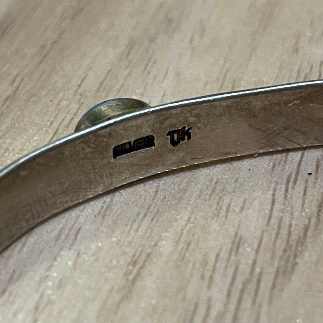 【希少レア】 シルバーバングル インディアン ナバホ アメカジ ターコイズ