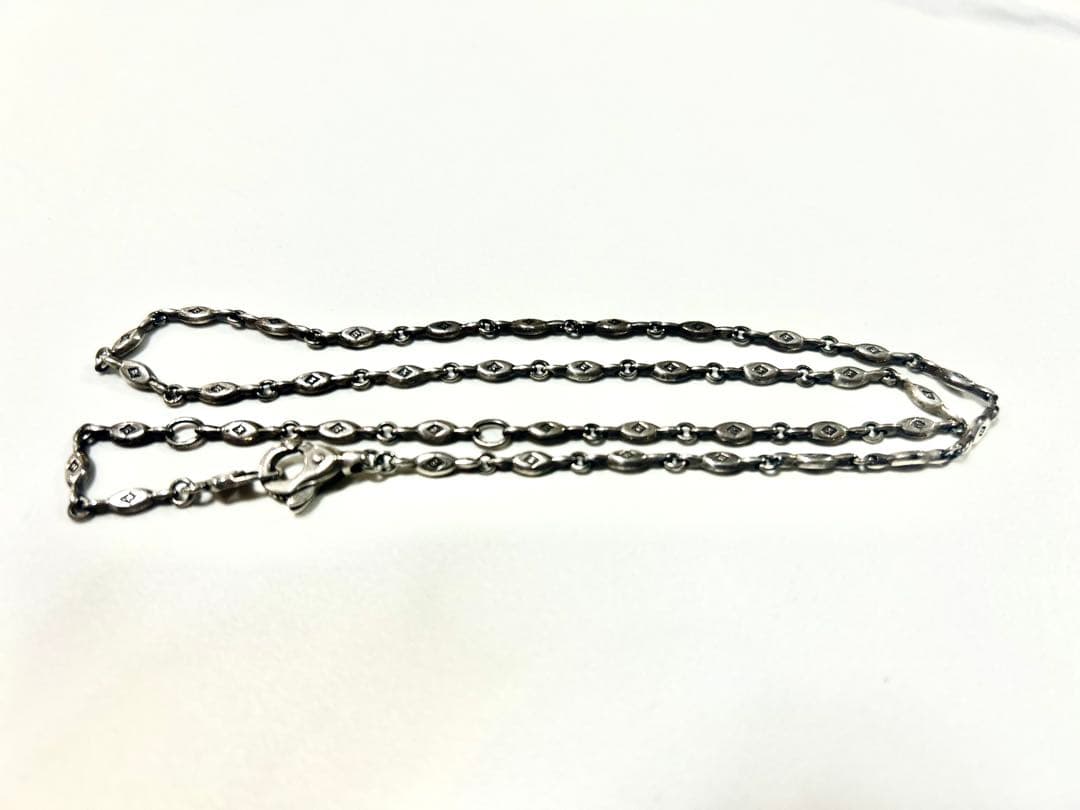 925 Sterling刻印　ライオンハート　デザインシルバーネックレスチェーン