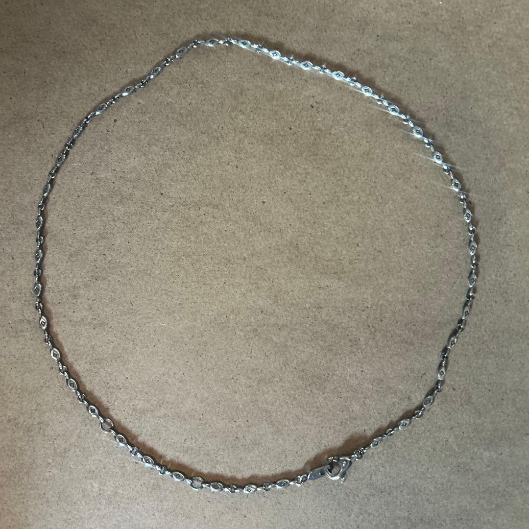 925 Sterling刻印　ライオンハート　デザインシルバーネックレスチェーン