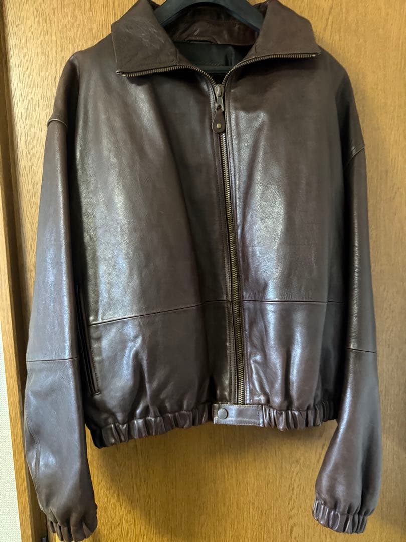 ジョルジオアルマーニ レザー ジャケット90s