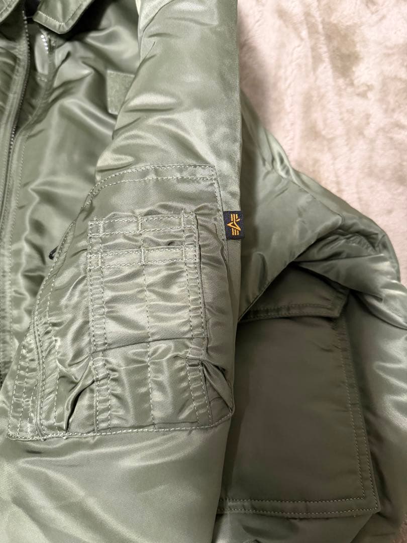 【本日まで】ALPHA アルファ　CWU-45/P〔N〕　MA1