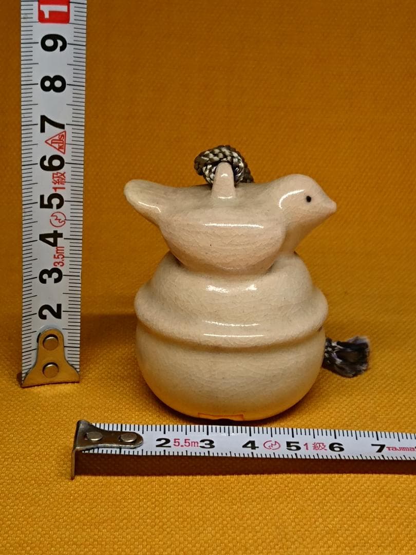 トリ　鳥　土鈴　陶器　オブジェ　置物　インテリア　工芸品　美術品　A3212