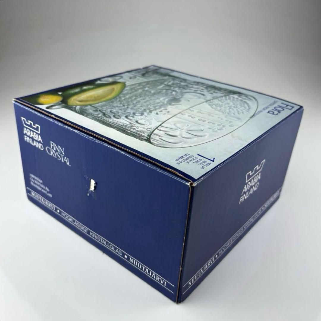 アラビア　フローラ　ガラスボウル