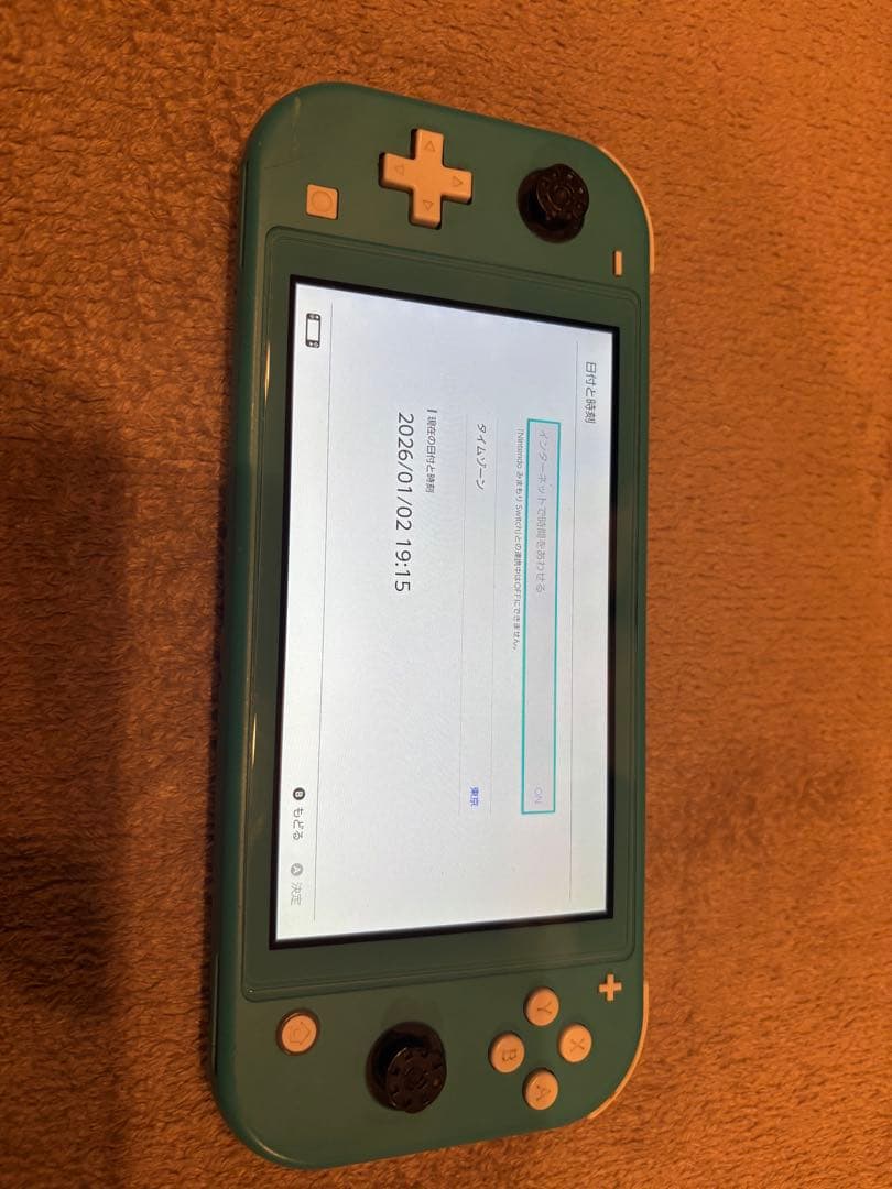 Nintendo Switch lightターコイズ　ケース付き