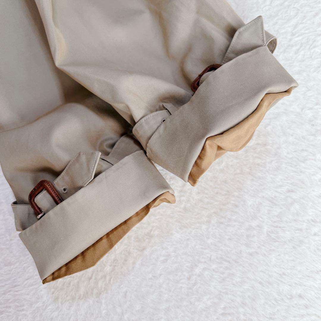 美品✨バーバリー ロング トレンチコート ウールライナー マキシ丈 カーキ