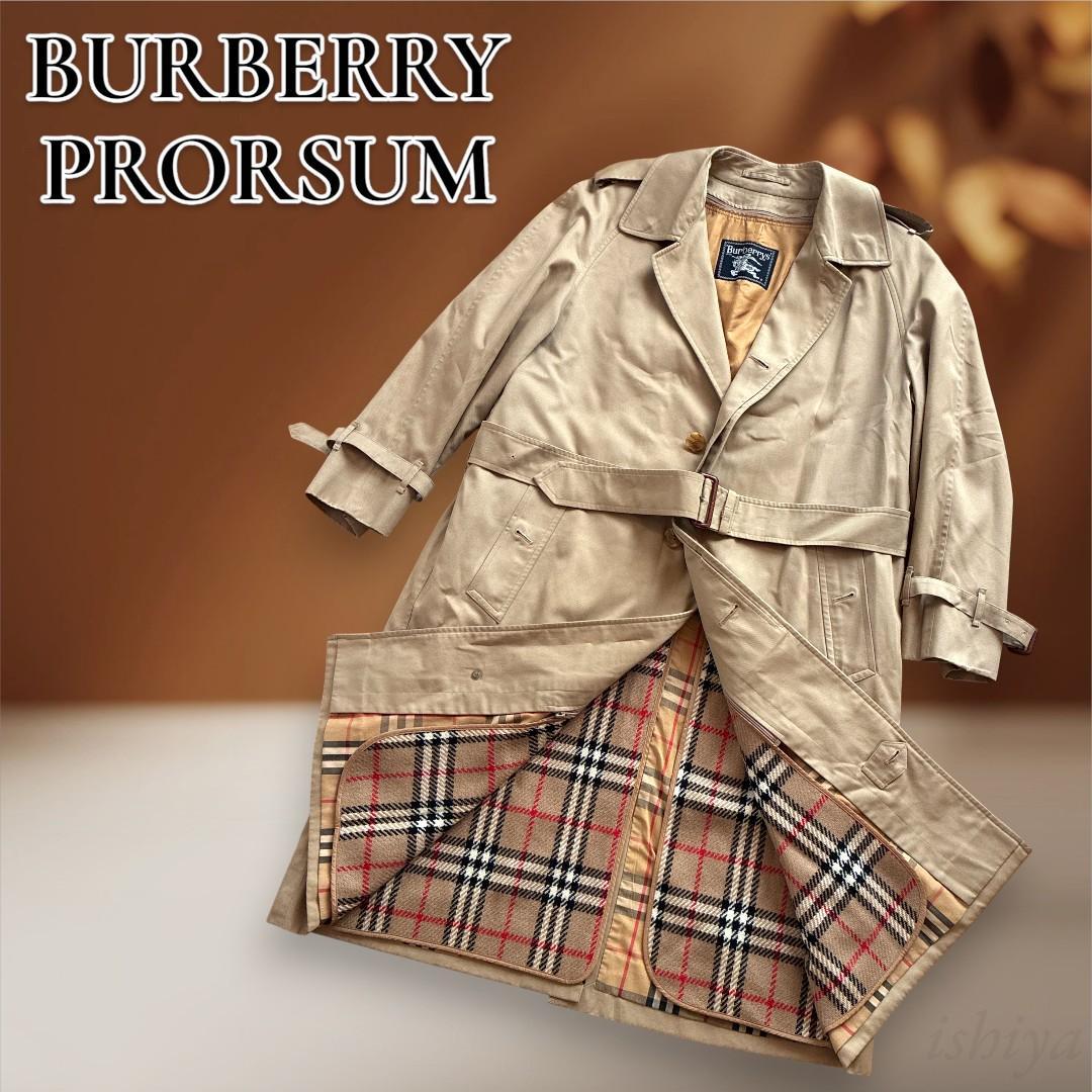 Burberrys PRORSUM トレンチコート ベルト・ライナー付 カーキ