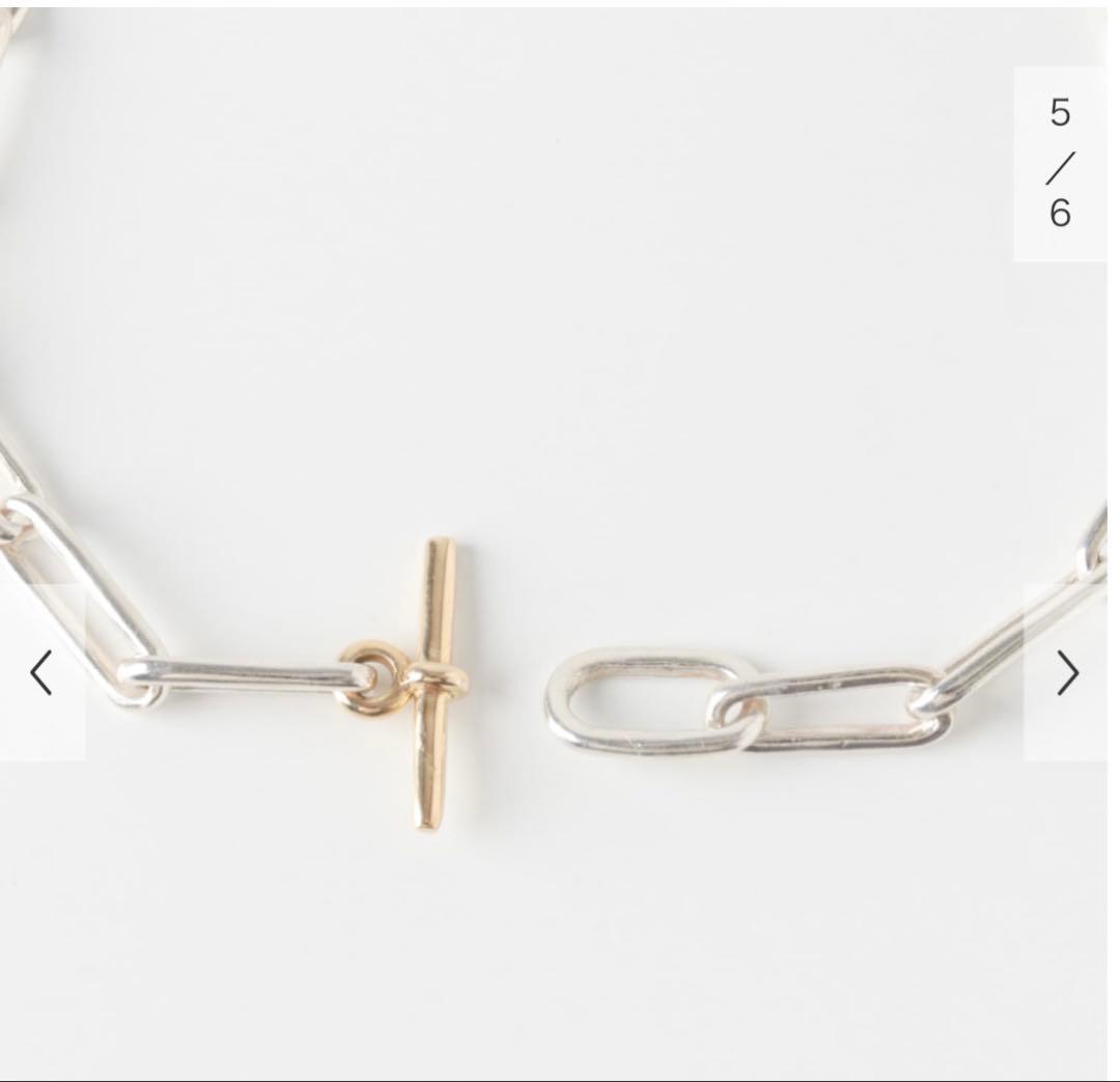 GIGI【ジジ】boned chain bracelet / 180mm
