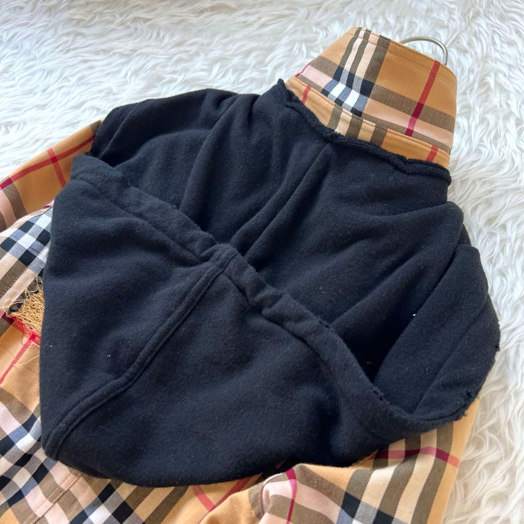 BAGARCH ユニセックス ダメージ加工チェック柄 トレンチ シャツワンピ