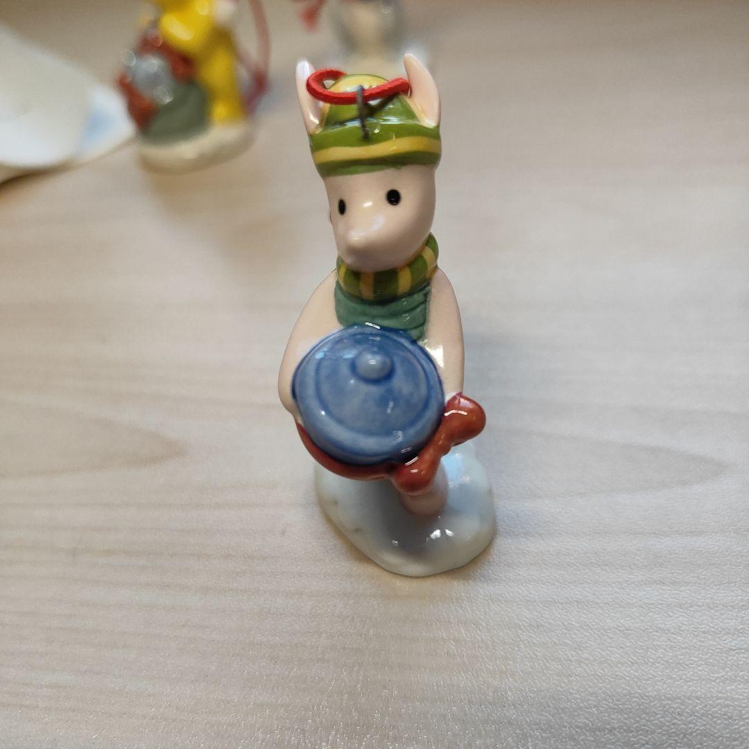 ロイヤルドルトン　クラシックプー　オーナメント　クリスマス　ピグレット