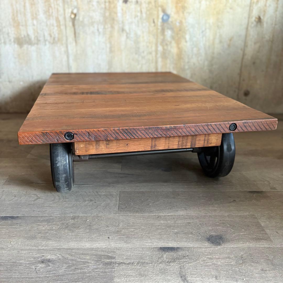 CRASH GATE 関家具　車輪付きローテーブル　センターテーブル