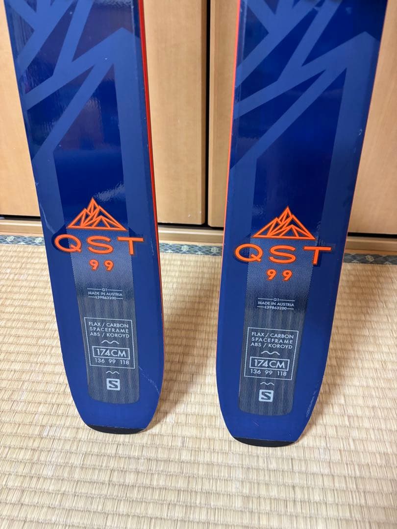 サロモン　ファット　ツアー　QST99 174cm　マーカー F12 TOUR