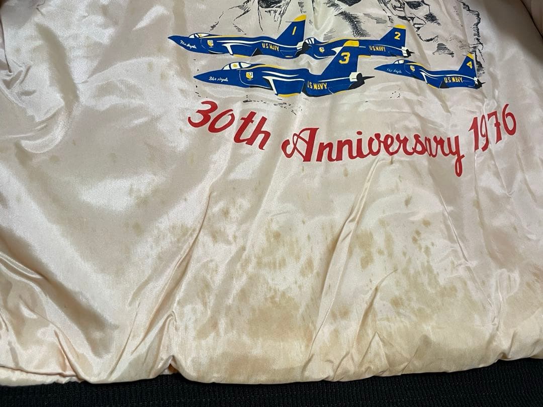 【美品 30th記念モデル】 AVIREX G-1 Blue Angels