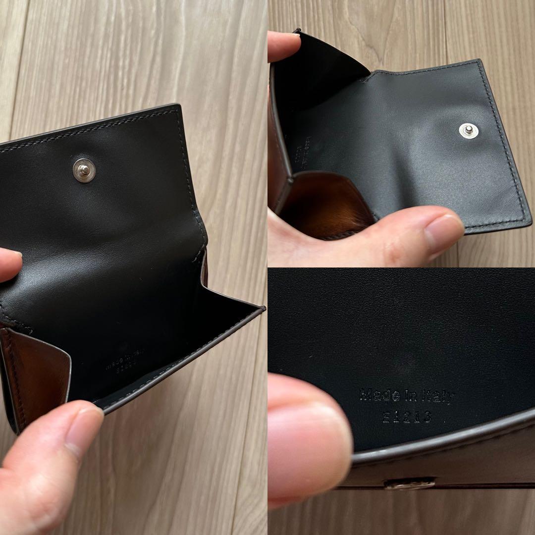 特注15万 ベルルッティ アカジュー レザー 財布 ゴールデンパティーヌ 限定品